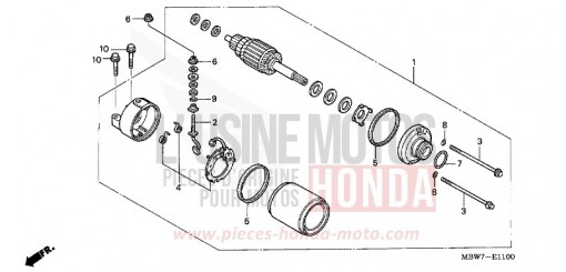 MOTORINO DI AVVIAMENTO CBR600F6 di 2006